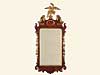 Chippendale Mahogany and Parcel-Gilt Looking Glass