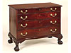 Chippendale Serpentine Front Chest of Drawers (2)