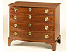 Federal Inlaid Cherry Swell-Front Chest of Drawers