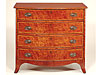 Federal Inlaid Birds-Eye Chest of Drawers