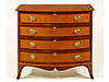 Fdrl. Inlaid Mahogany Swell Front Chest of Drawers