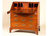 Early Chippendale Tiger Maple Slant-Front Desk