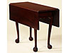 Diminutive Chippendale Mahogany Drop Leaf Table