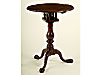 Chippendale Walnut Dish-Top, Bird-Cage Candlestand