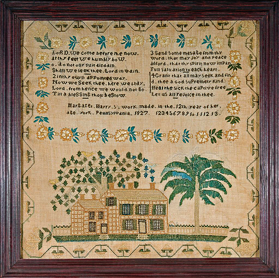 Margaret Harry Sampler, York, Pennsylvania