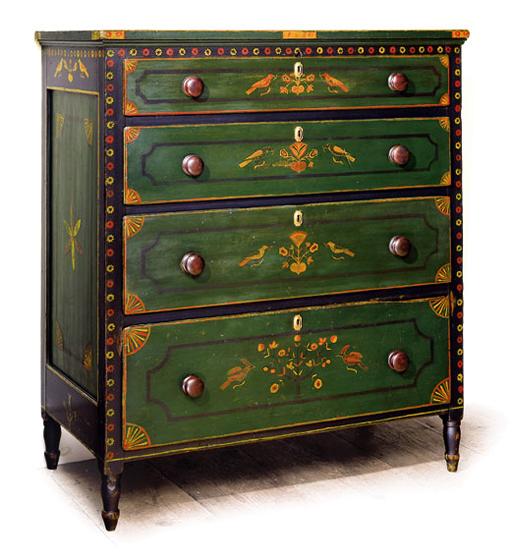 Pennsylvania Decorated Chest of Drawers
