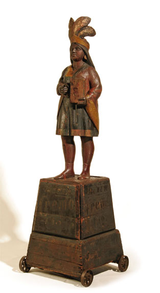 Tobacconist's Show Figure of an Indian Princess