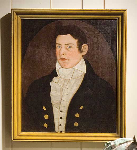 Folk Portrait of a Young Man