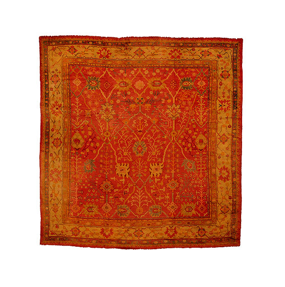 Oushak, Anatolia 19th century. 12' x 12'10