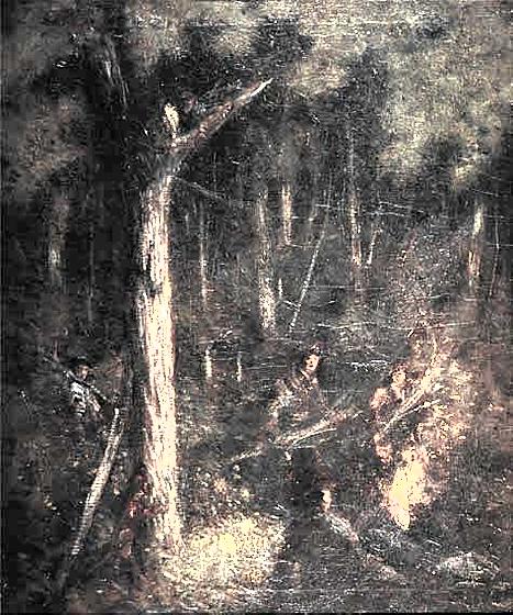 <i>Hunting the Raccoon...</i>