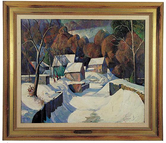 <i>Canal in Winter...</i>