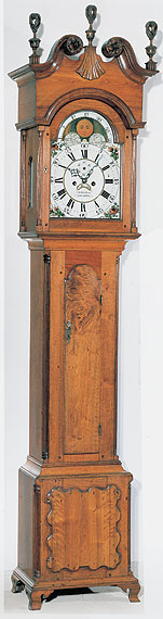 An Outstanding Chippendale Walnut Tall Case Clock