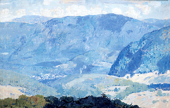 View of the Moutains and Valley