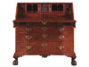 Chippendale Mahohany Reverse-Serpentine Desk