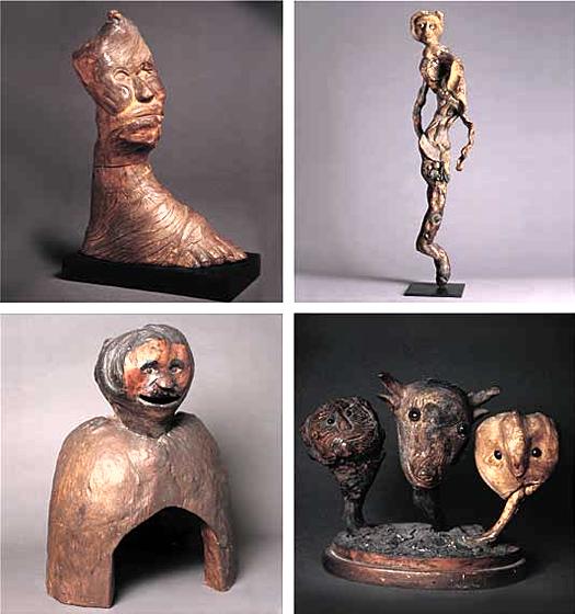 Moses Ogden Carved Sculptures