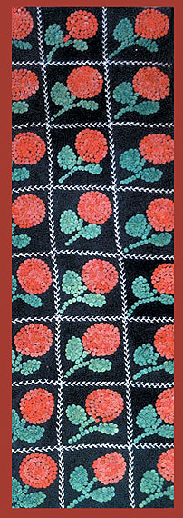 Floral Applique Table Mat