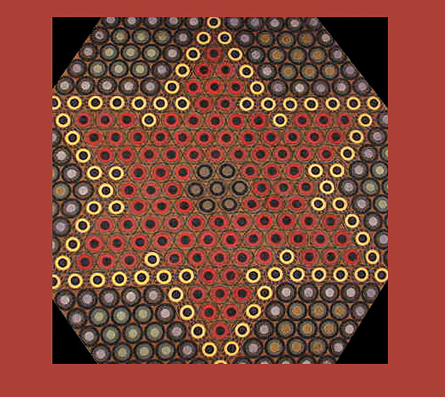 Six Point Star Hexagonal Penny May