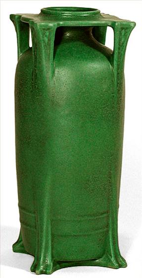 Teco Pottery Vase