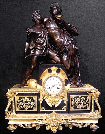 French Gothic Revival Clock