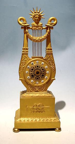 A French Empire Ormolu clock