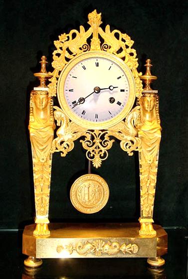 Goute D'Egypt Directoire clock