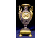 A Crystal & ormolu urn clock