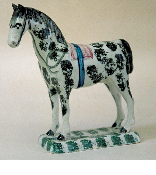 Rare English Pearlware Horse