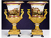 Pair of Old Paris Porcelain Urns