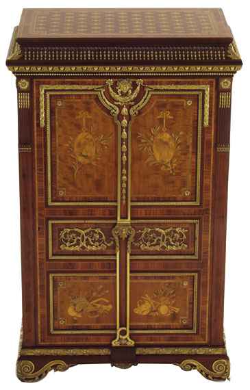 Louis XVI Revival Style Sheet Music Cabinet