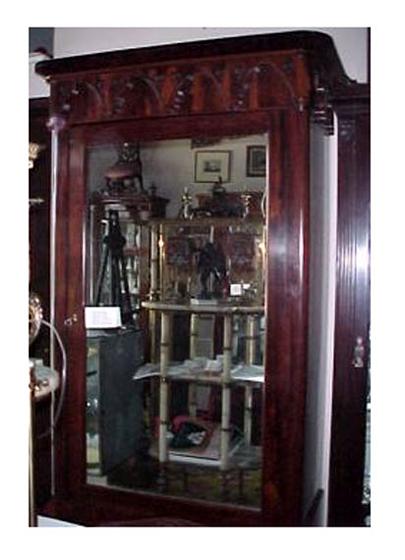 Rosewood Gothic Revival Armoire