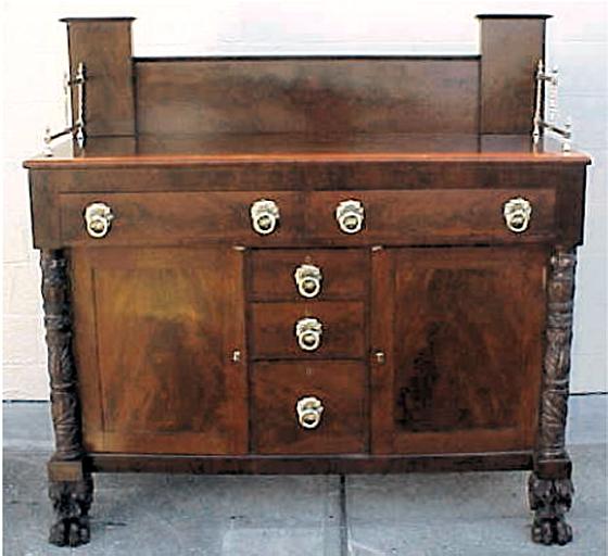 American Classical or Empire Sideboard