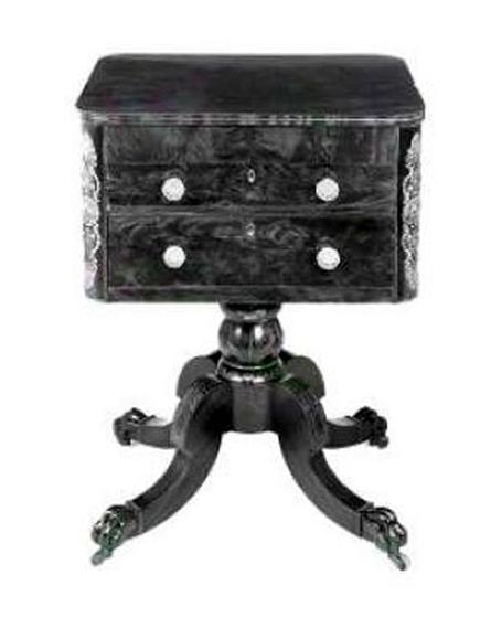 American Classical Stenciled Work table