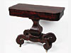 Meeks and Sons Mahogany Veneer Card Table