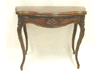 19th American Victorian Rococco Revival Card Table