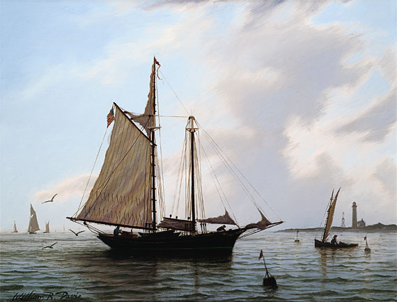 <i>Becalmed Off Great Point..</i>