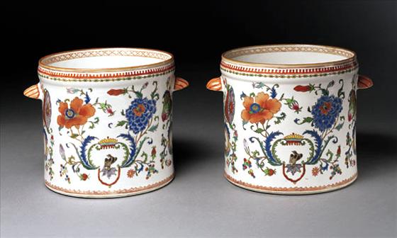 A Pair of Madame de Pompadour Wine Coolers