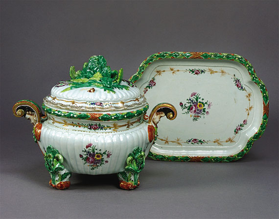 Tureen, Cover and Stand
