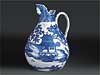 Large Blue and White Cider Jug