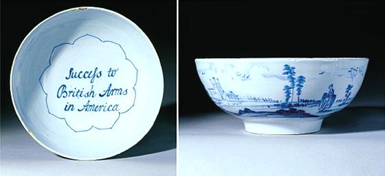 Tinglazed Earthenware Punch Bowl