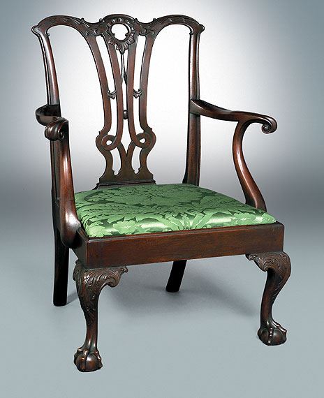 Mahogany Chippendale Armchair