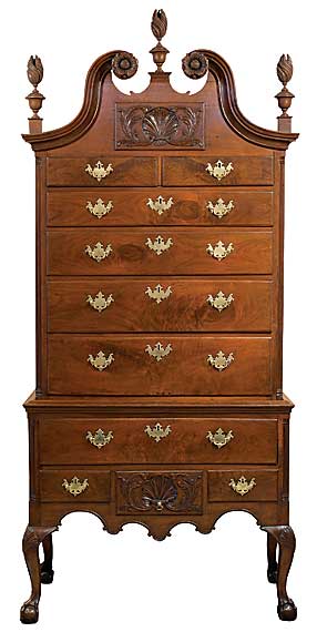Philadelphia Chippendale High Chest