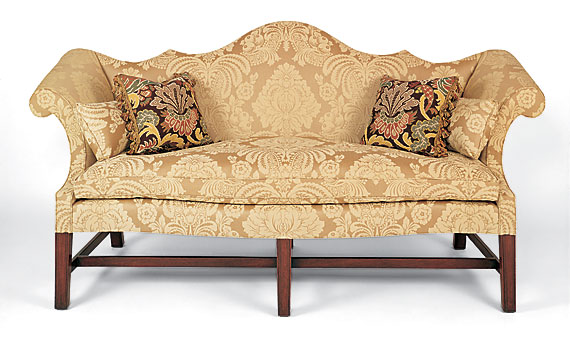 Copy of a Philadelphia Camelback Sofa