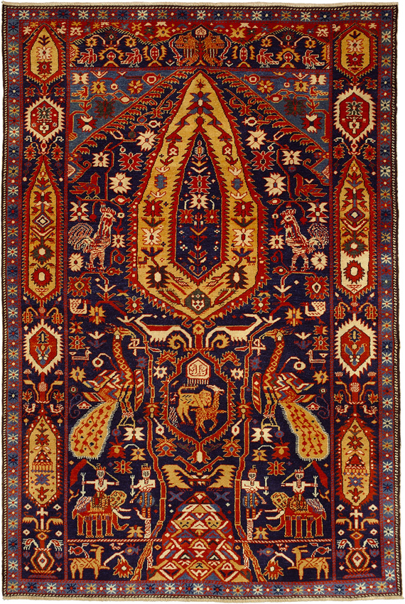Shirvan Prayer Rug, 7' 1'' x 4' 8''