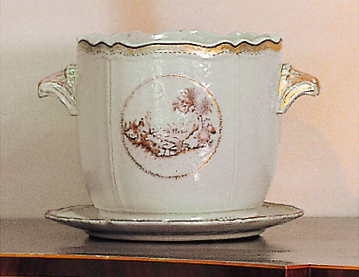 Pair of Rare Chinese Export Wine Coolers
