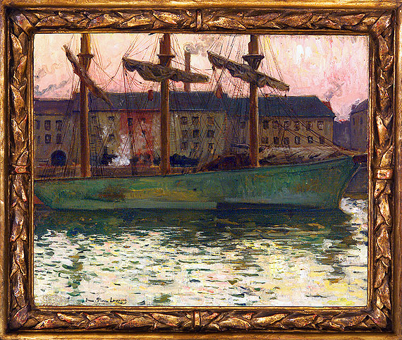 <i>The Harbor at Dusk</i>
