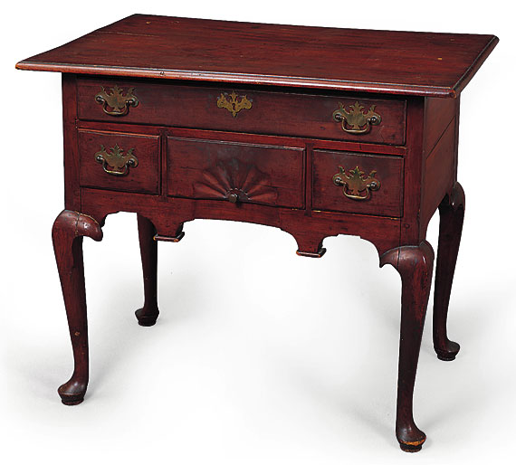 Fine Carved Cherrywood Dressing Table