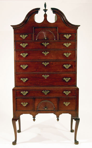 Massachusetts High Chest of Drawers
