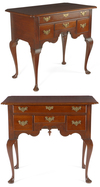 A wonderful Newport Queen Anne mahogany dressing table, circa 1750.