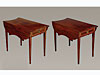 Pair of Extraordinary Federal Pembroke Tables
