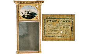 Labeled Federal Giltwood Mirror